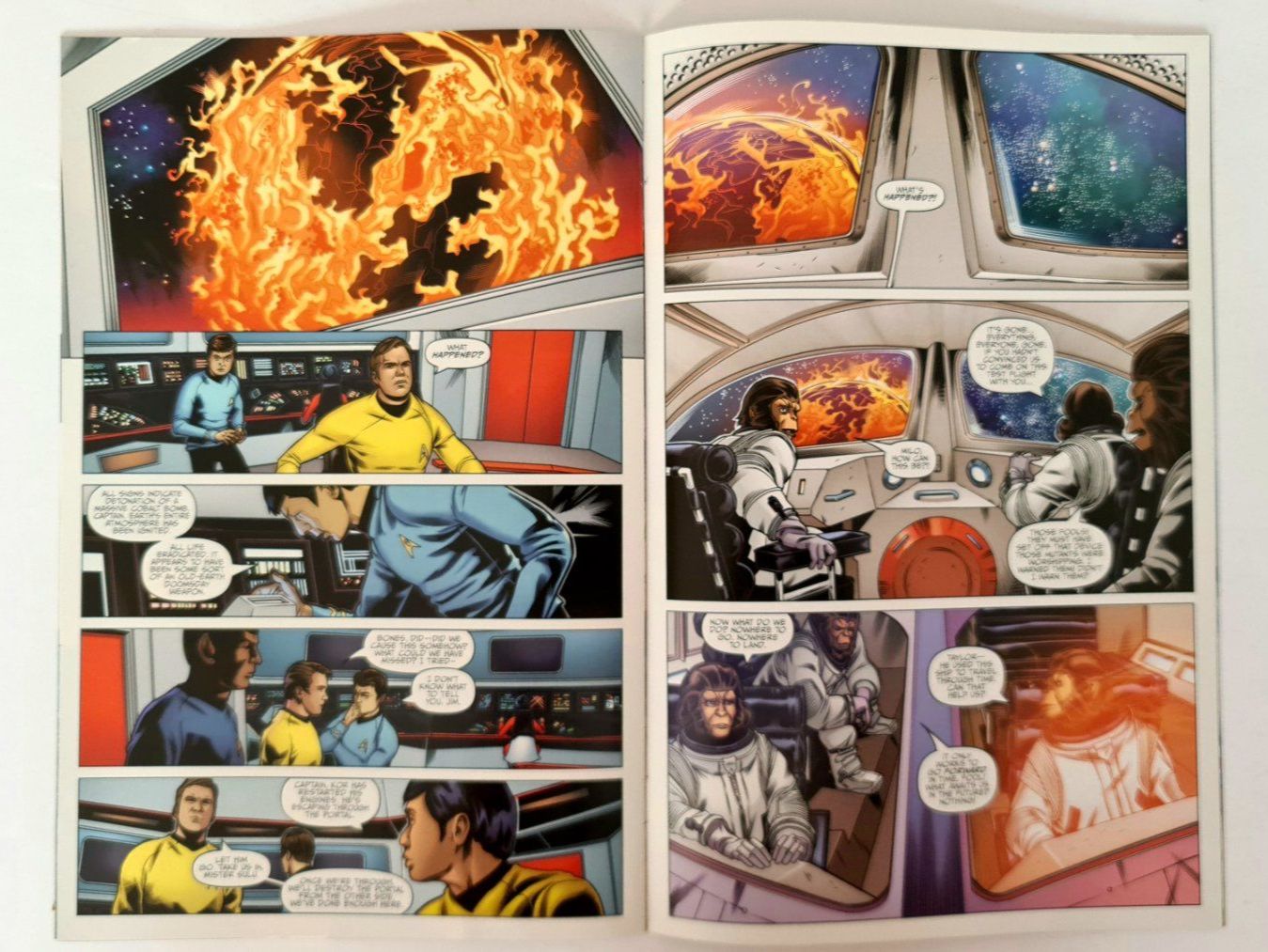 Fumetti: Star Trek/Planet der Affen Comic Hefte 1-5. – Usato da Aesch BL venduto da pri_fp8t 1