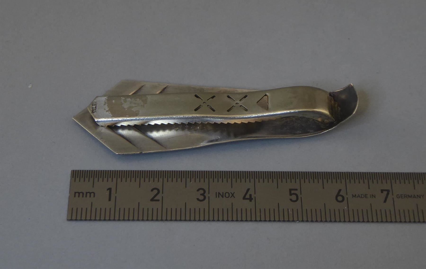 Broschen & Nadeln: Seltene Schalspange Tuchclip 925 Silber – Gebraucht aus Muri AG von Lineli2020 1