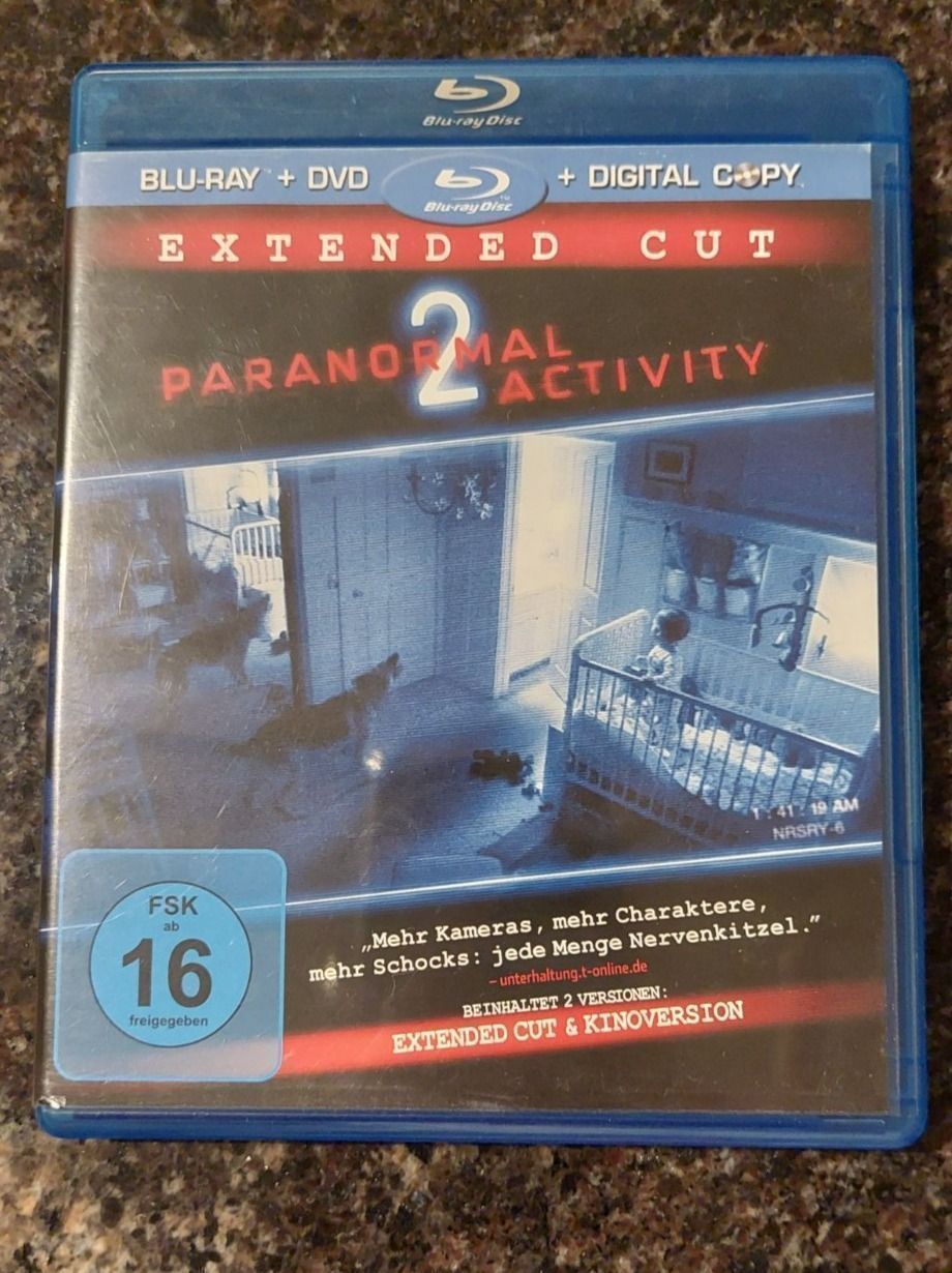 Tutti i DVDs: Blu-ray Paranormal activity 2 – Usato da Erlinsbach venduto da pfunky