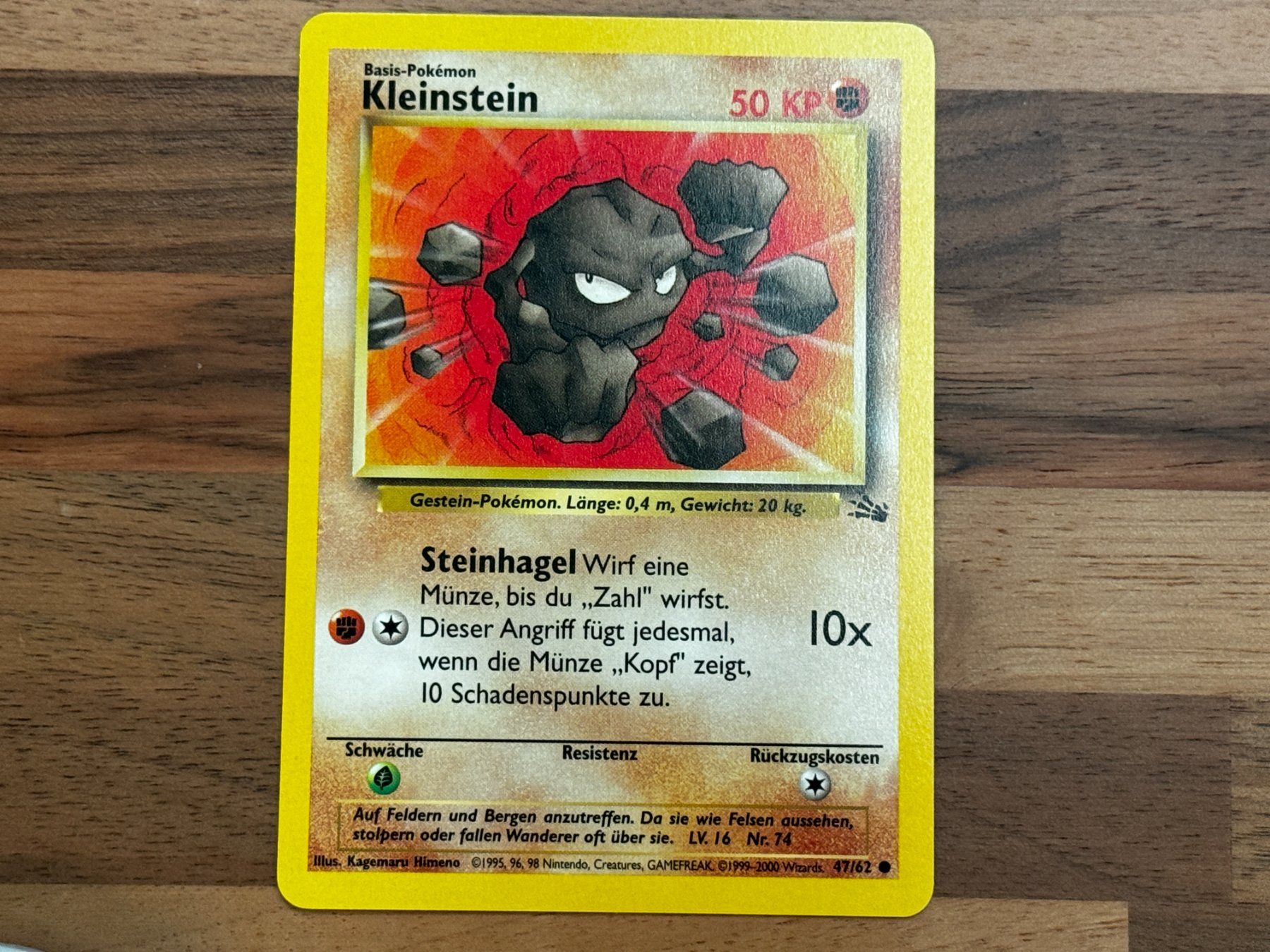 Pokémon Carte collezionabili: Pokemon Trading Karte Kleinstein – Usato da Glattfelden venduto da Dani_Tanner