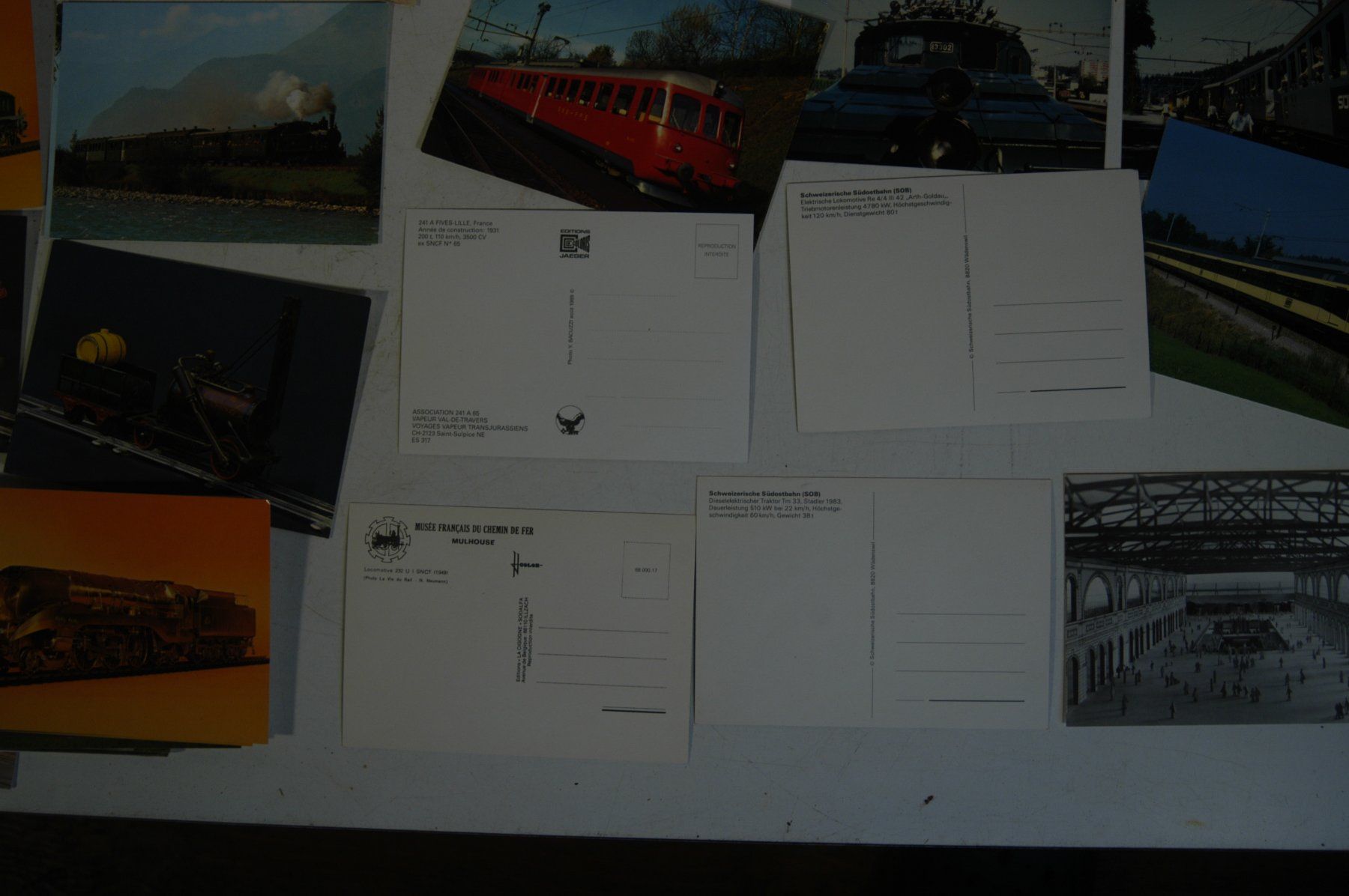 Cartoline postali: AKs Bahnwesen ca. 45 Stück – Usato da Herisau venduto da Wisen 7