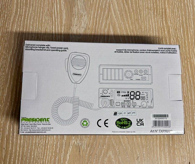 Funktechnik: CB President Barry 2 – Gebraucht aus vernier von ASO_Tech 3