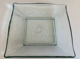 Glasschale grünlich
