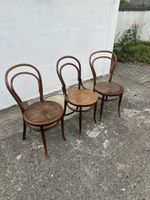 3 alte Holzstühle 