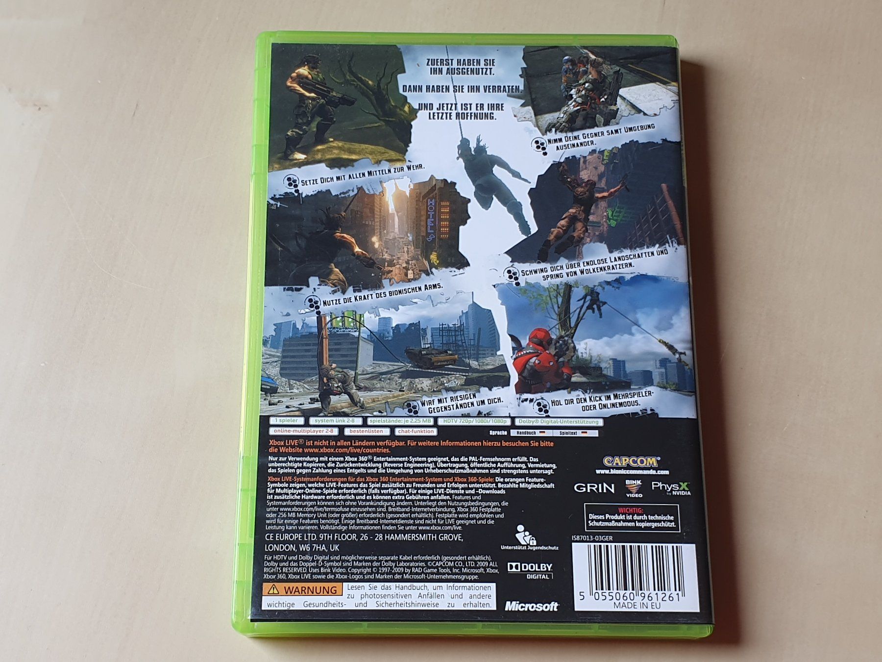 Microsoft Jeux: Bionic Commando – D'occasion à Stansstad par collectorsshop 1
