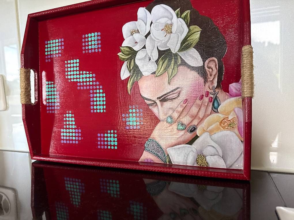 Tutte le decorazioni: Serviertablett Frida Kahlo – Nuovo (secondo la descrizione) da Frenkendorf venduto da emi_jg7b