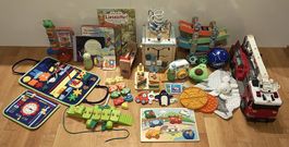 Grosses Spielzeugpaket für Baby & Kleinkind  Montessori usw