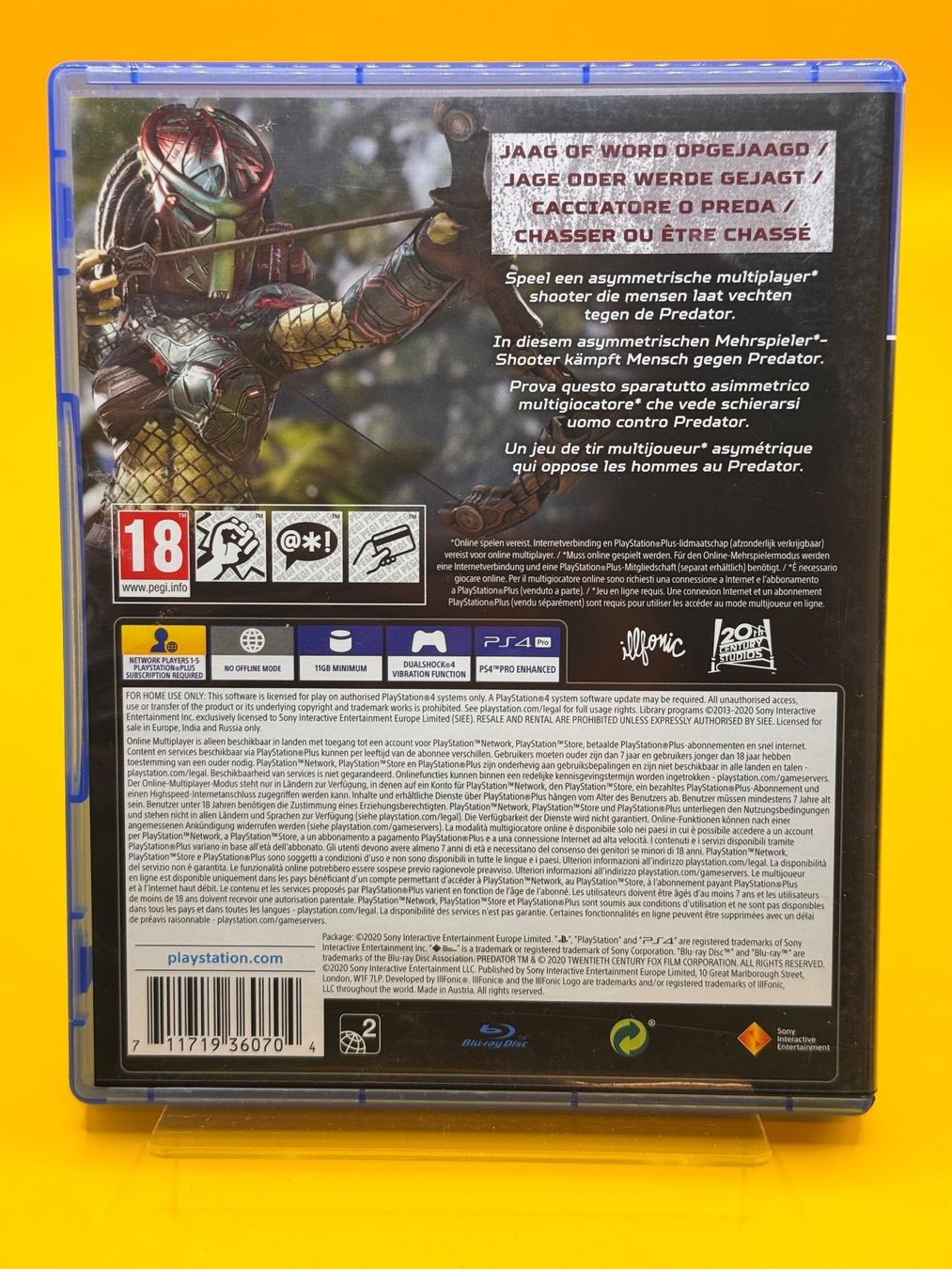 Sony Giochi: Predator Hunting Grounds PS4 – Usato da Oberwil b. Zug venduto da silver2024 1