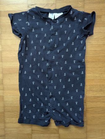H&M Baby Body Jumpsuit, Gr. 86, 100% Baumwolle ⚓