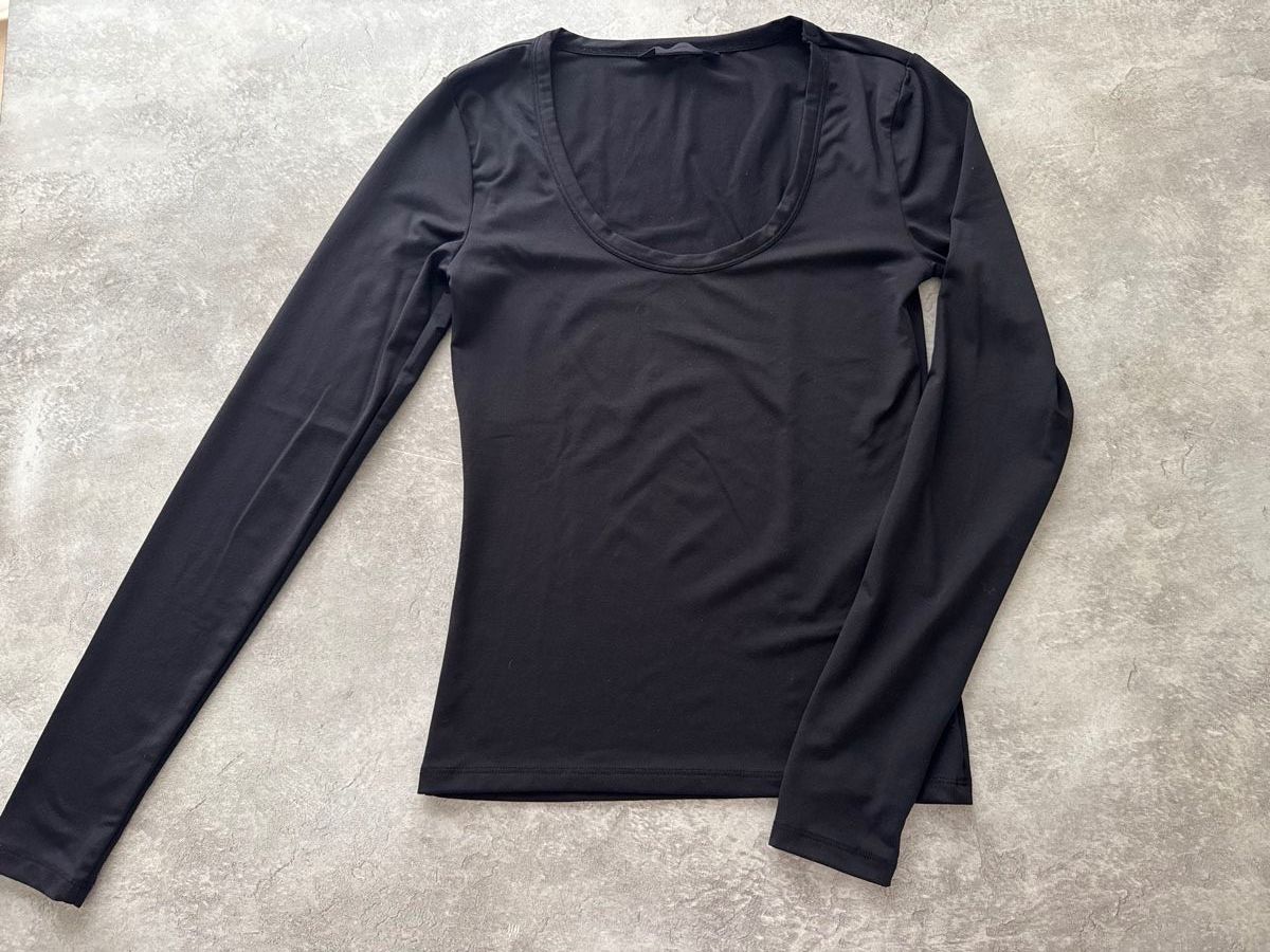 Only Top: Schwarzes Langarmshirt Gr. XS elegant & bequem – Nuovo (secondo la descrizione) da Menziken venduto da Ranma