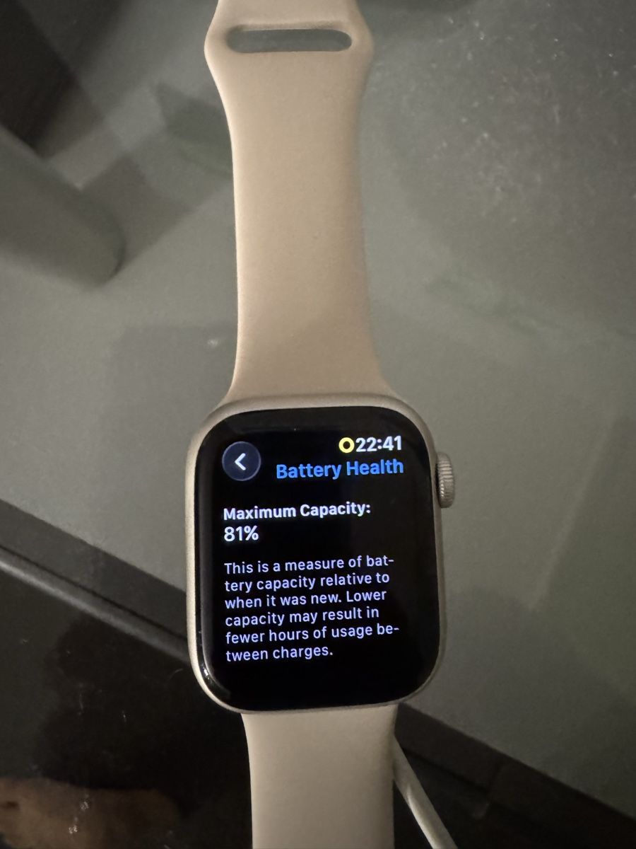 Apple Smartwatch: Apple Watch 7 Cellular, Silber, 41mm, Smartwatch – Gebraucht aus Baar von Tailanjet 4