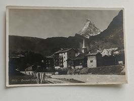Photo Karte / Zermatt und Matterhorn Ausgabe ca. 1930