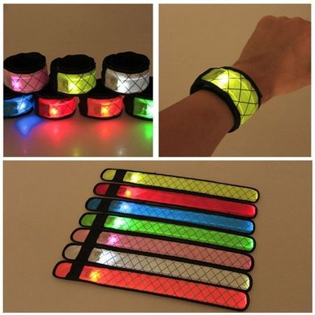 LED Slap Leuchtarmband - für Sicherheit