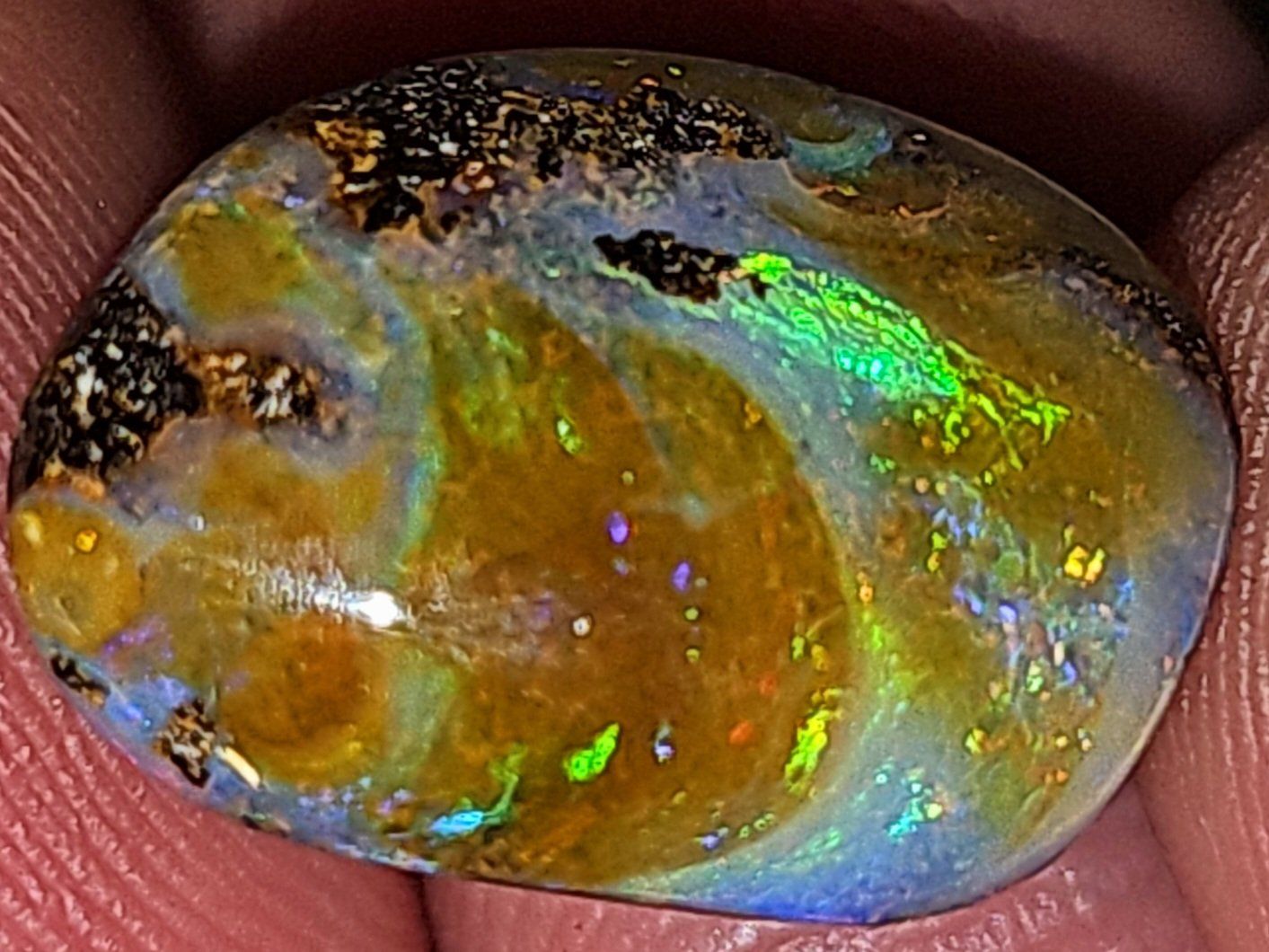 Pietre preziose: Natürlicher australischer Boulder Opal – Nuovo e nell'imballaggio originale da Uerkheim venduto da Winwinner 3