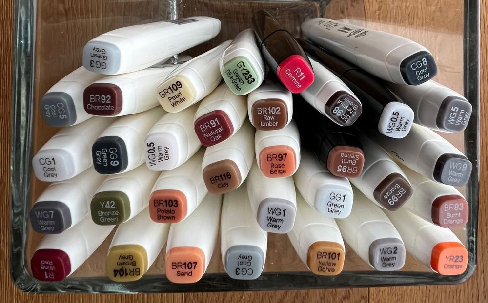 TOUCH Twin Marker Set - 30x Twin Brush / 3x Twin (Gebraucht) in Zürich ...
