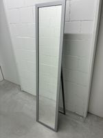 Standspiegel grau Metall