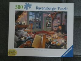 Gemütliche Leseecke Ravensburger-Puzzle 500 T. (Grosse T.)