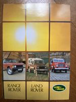 LAND ROVER / RANGE ROVER Prospekt 1983 1984 CH-Ausgabe dt.