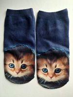 Damen Socken mit BÜSI Bild - 3D Druck - Neu - Grösse: 37/38