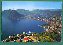 Lugano aus der Sicht vom Monte Brè, 1983, gelaufen