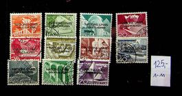 SUISSE SERVICES  TIMBRES OBLITÉRÉS ONU SBK 125.00 /U700