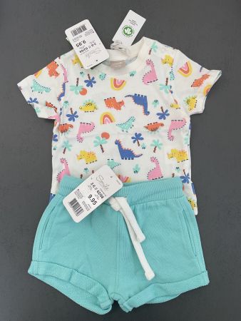 NEUES Shirt mit Shorts, Sommerset 62/68