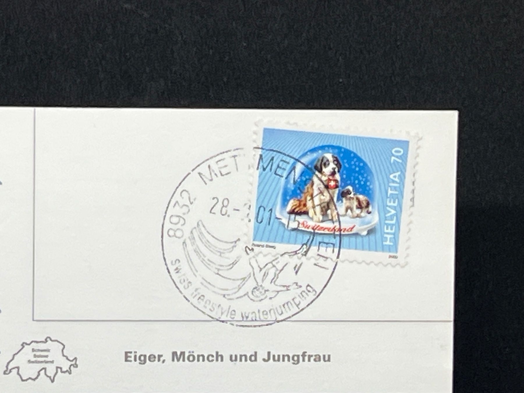Cartoline postali: Eiger, Mönch und Jungfrau – Usato da Widnau venduto da Brusi9 1
