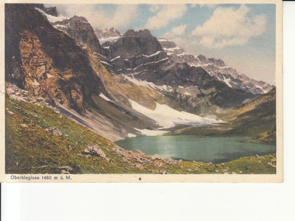 Cartoline postali: Oberblegisee 1956 – Usato da Bürglen TG venduto da StampGraf