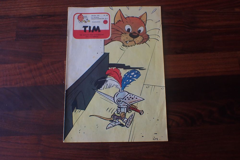 sehr altes TIM Comic Heft Nr. 10 von 1961 Tim und Struppi (Gebraucht ...