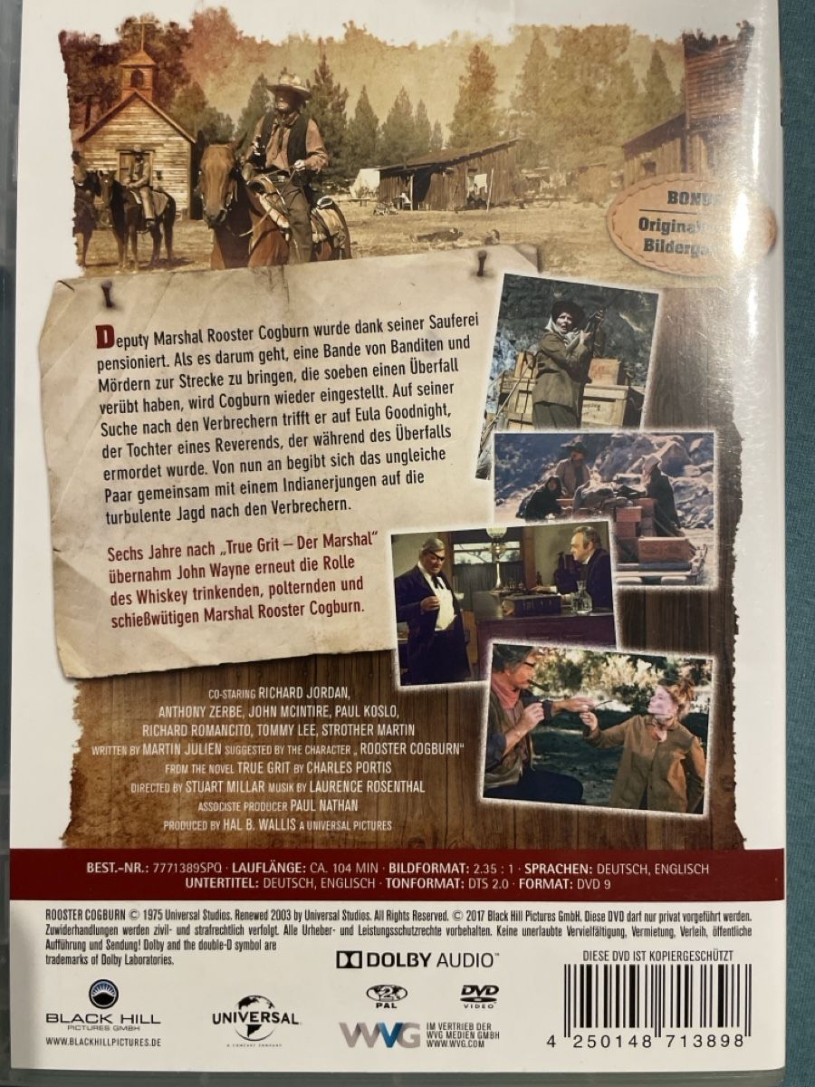 Tutti i DVDs: Rooster Cogburn   (1975)    John Wayne – Usato da Waldenburg venduto da Mimily33 1