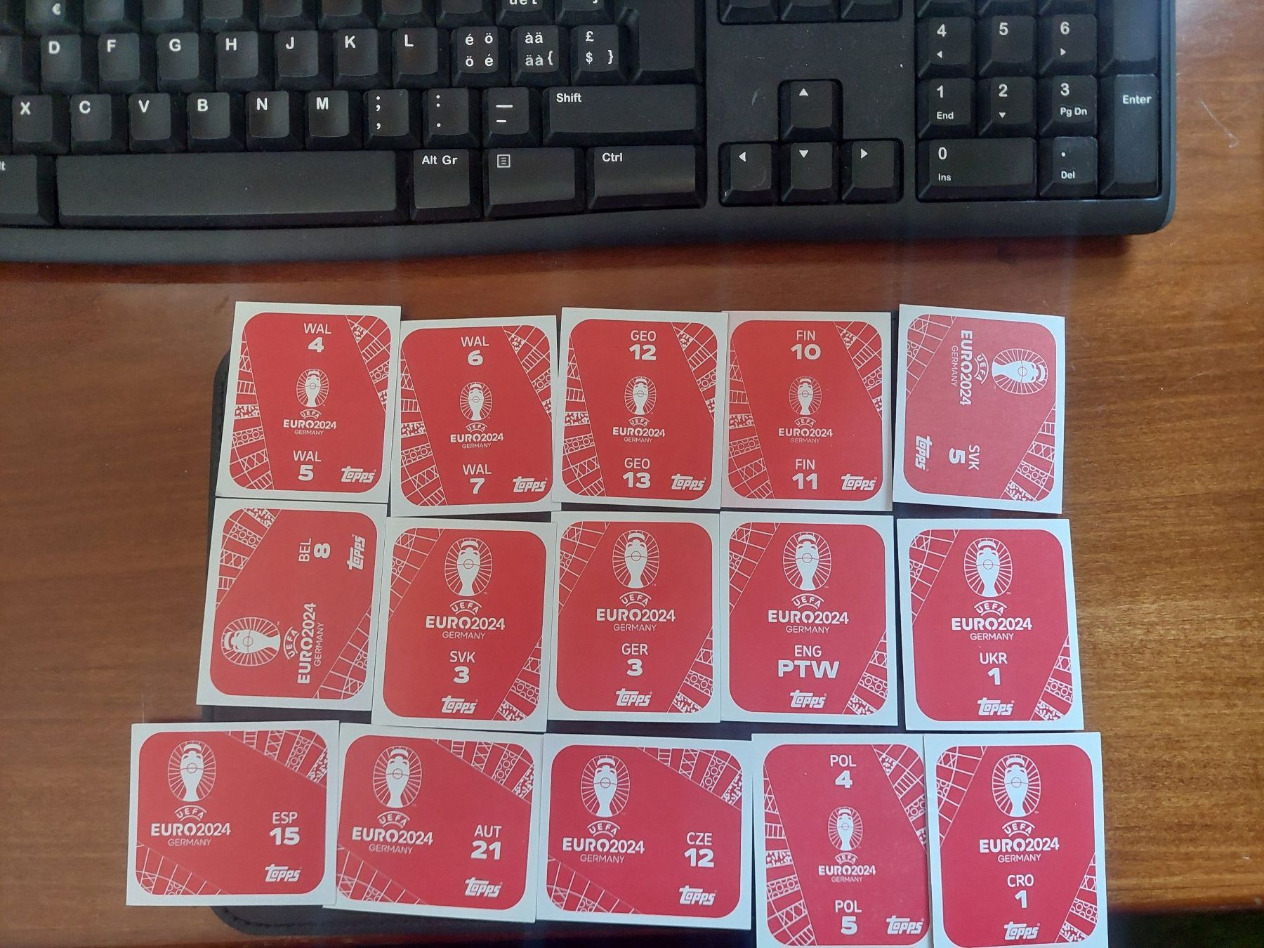 Topps Carte collezionabili: EURO 2024- 15X stickers – Usato da Biel/Bienne venduto da Deboma 1