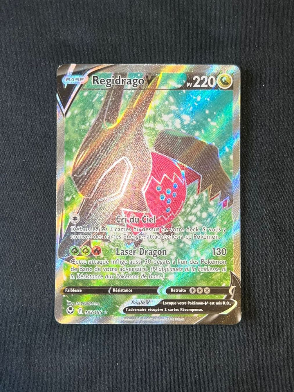 Pokémon Carte collezionabili: Regodrago V full art FRançais 183/195 – Nuovo (secondo la descrizione) da Genève venduto da Jojo_pokemon 2
