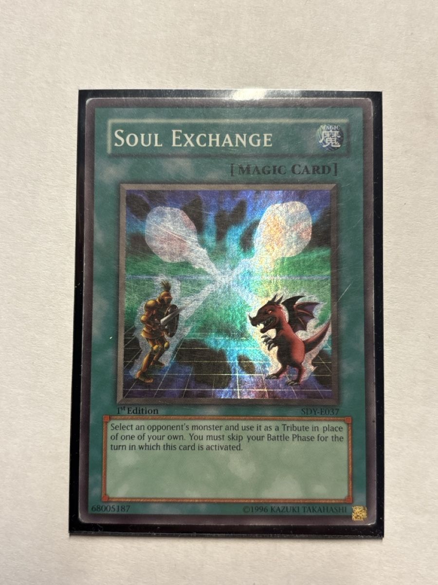 Yugioh Carte collezionabili: Yu-Gi-Oh Soul Exchange 1st Edition SDY – Usato da Speicherschwendi venduto da YugisKartenKammer