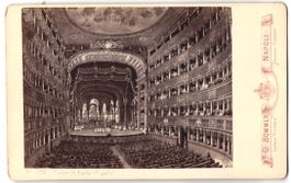 Fotografie Napoli, Teatro St. Carlo, G. 