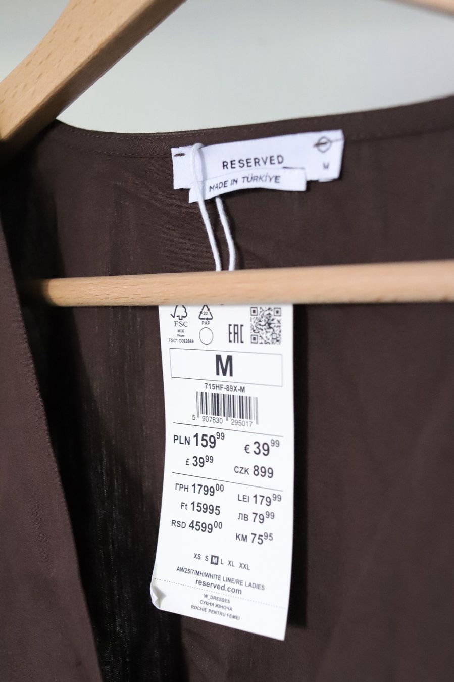 Vestiti: RESERVED BROWN SUMMER DRESS – Nuovo (secondo la descrizione) da Zollikerberg venduto da lunavis 3