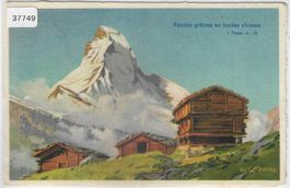 Zermatt - Matterhorn - Litho