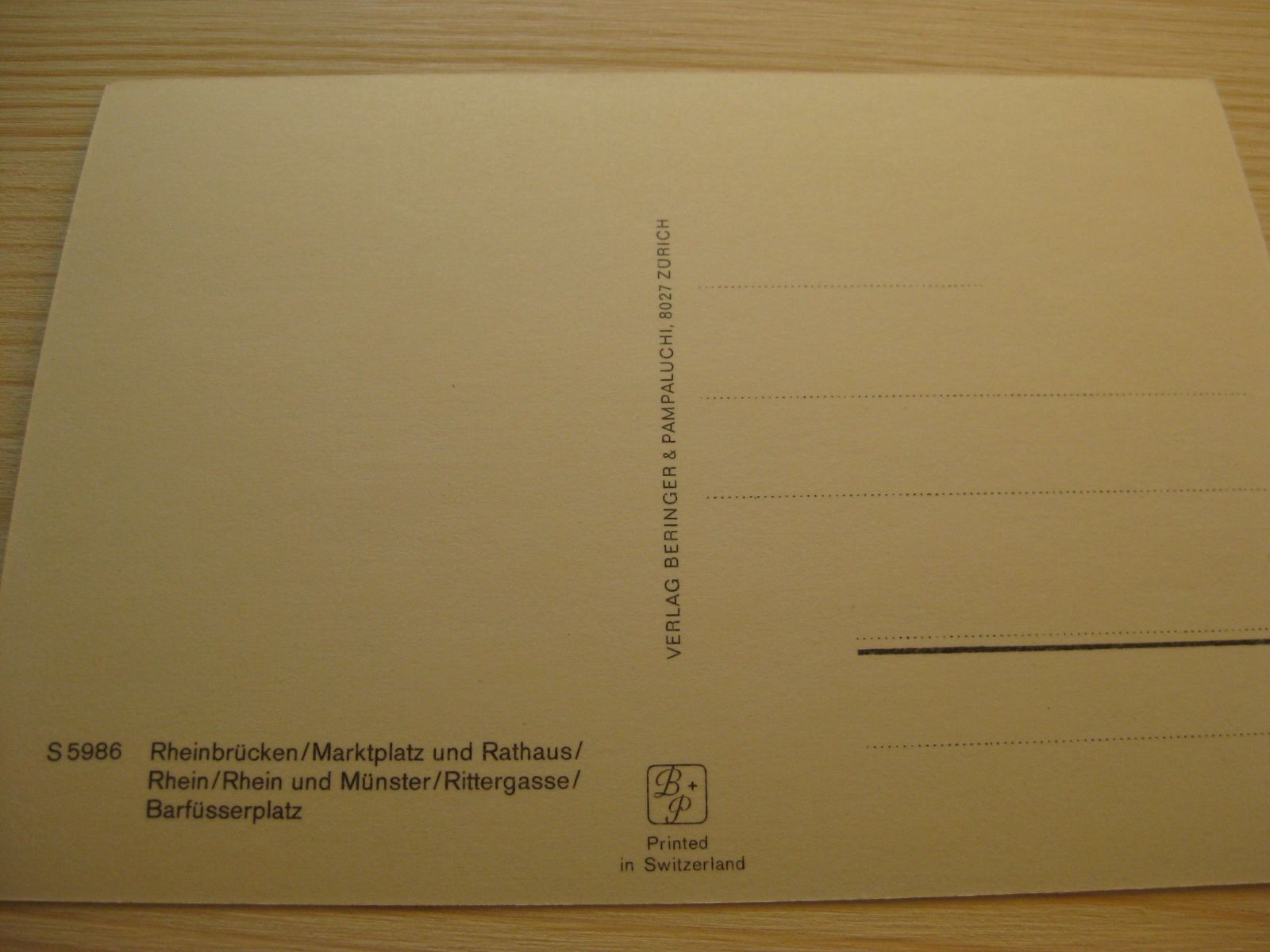 Cartoline postali: AK Basel mit Tram – Usato da Malters venduto da Marosko 1