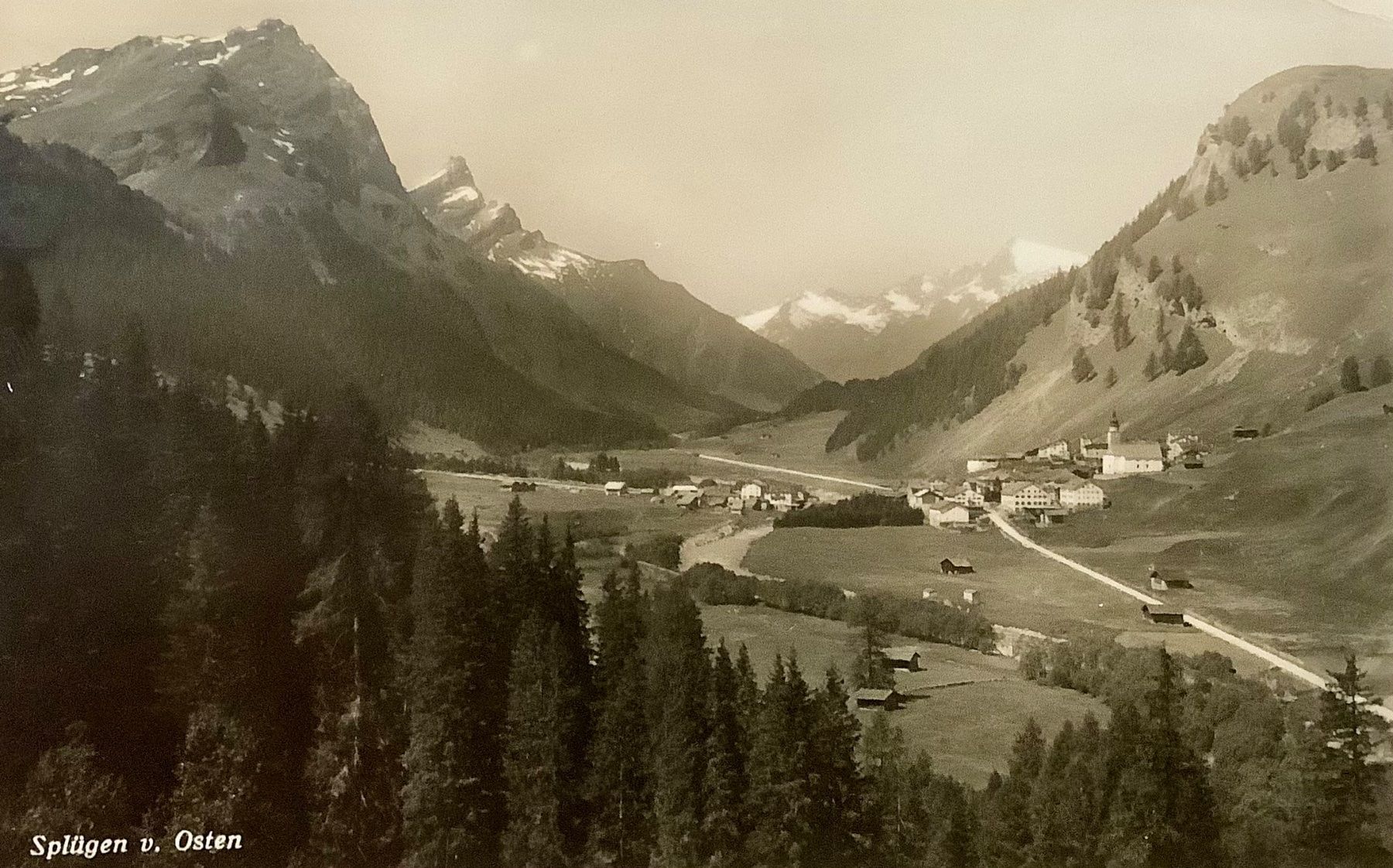 Ansichtskarten: 1937 - SPLÜGEN vom Osten - Viamala – Gebraucht aus Root von ENGLAND-TREASURES 1