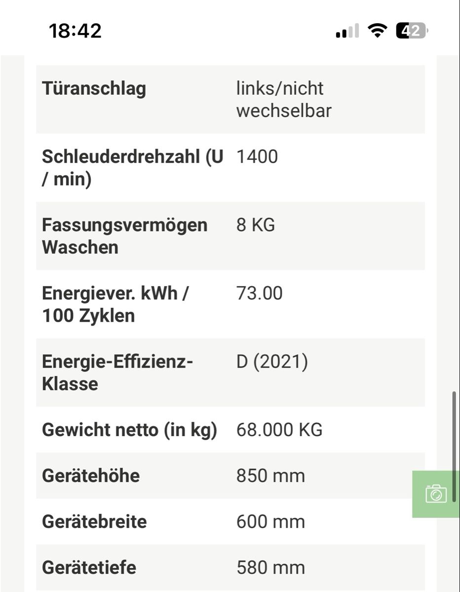 Novamatic Waschmaschinen: Waschmaschine Novomatic WA814E – Gebraucht aus Watt von ale_hvw8 5