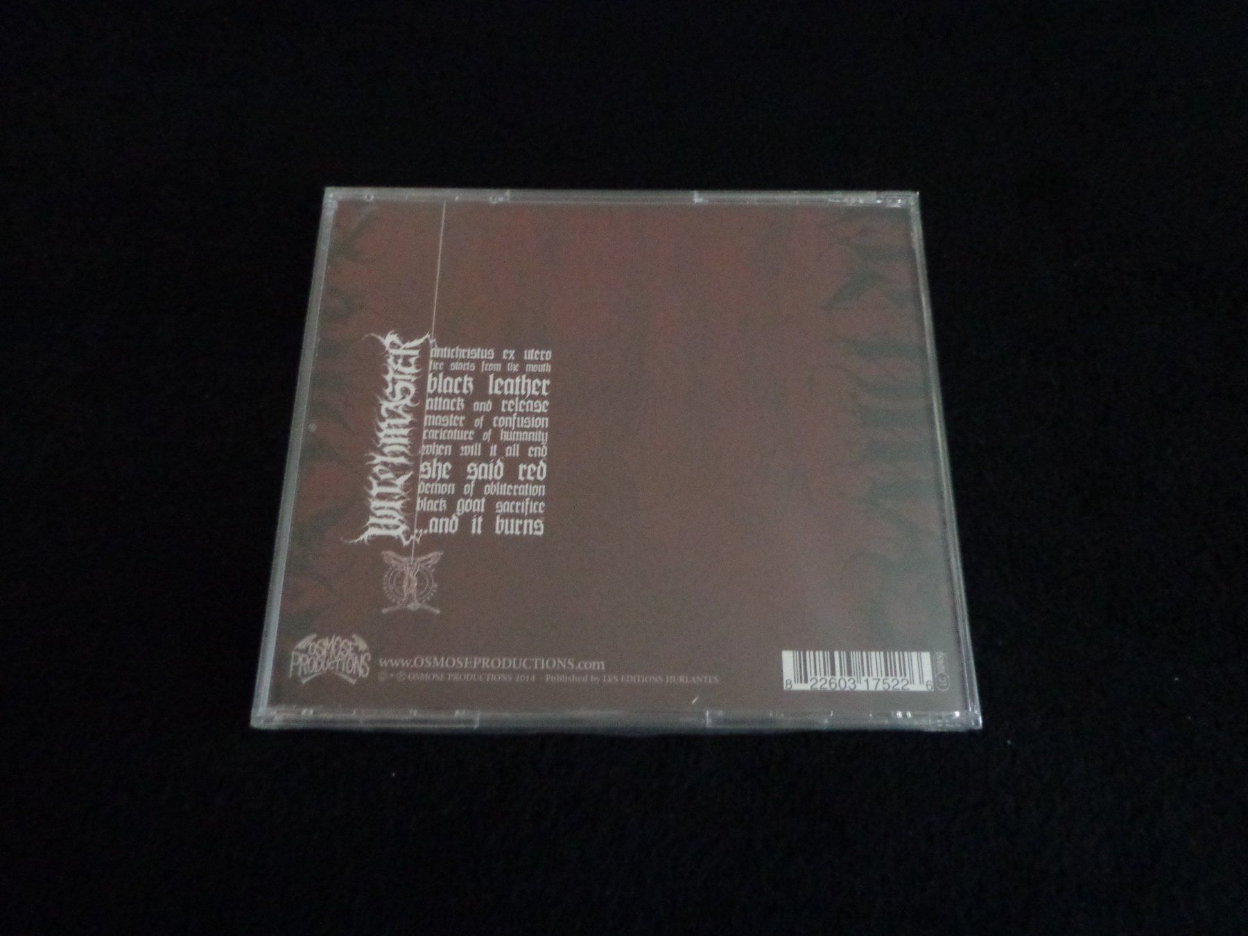 CD: Witchmaster-Antichristus Ex Utero CD – Nuovo e nell'imballaggio originale da Brienz BE venduto da INTERNALFIRE 1