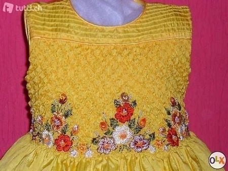Traumhaftes Prinzessin Festliche Kleid hand smoked dress