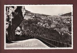 VALLORBE vu de la nouvelle route de la Vallée de Joux