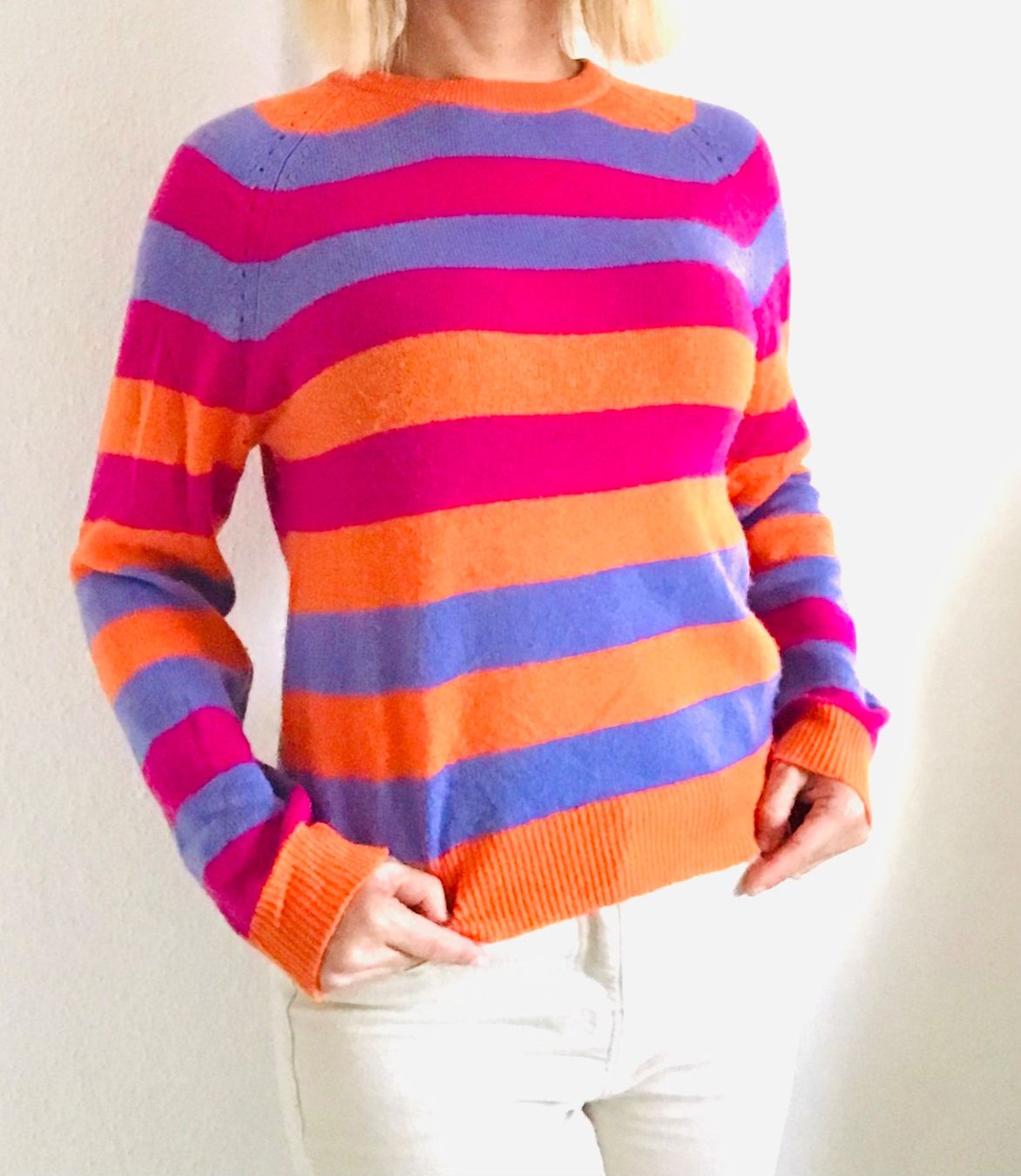 Maglioni & Felpe: Kaschmir Wollpullover gestreift, Gr. S, wie neu! – Nuovo (secondo la descrizione) da Zürich venduto da KEEPINSPIRED