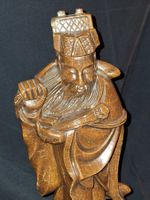 Asiatische Figur aus Kirschholz, unsterblicher? aus China