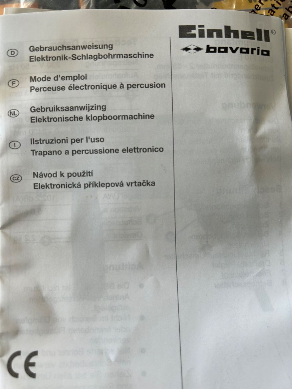 Einhell Trapani: Schlagbohrmaschine – Usato da Bassecourt venduto da spargel13 3