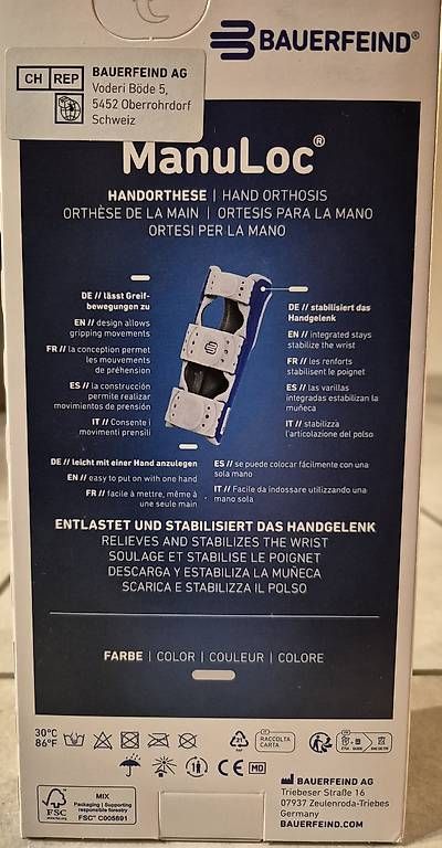 Attrezzature mediche: Handorthese ManuLoc Gr. 3 / NEU – Usato da Blauen venduto da babuun 1