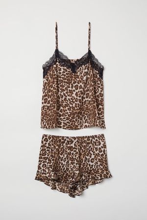 H&M 🐆 nuisette ensemble pyjama XS