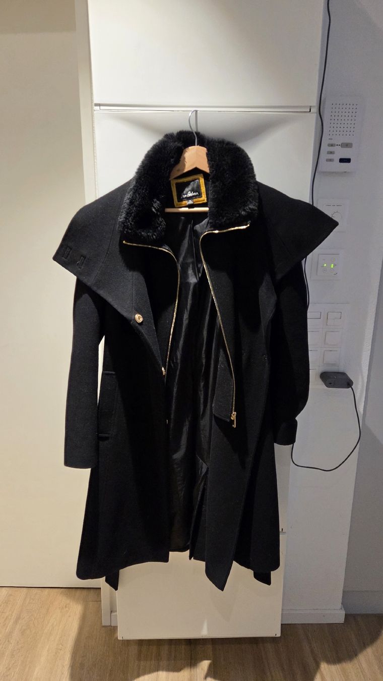 Cappotti: Sam Edelman Black Winter Coat, Size 8, Wool Blend – Usato da Forch venduto da na_casa 2