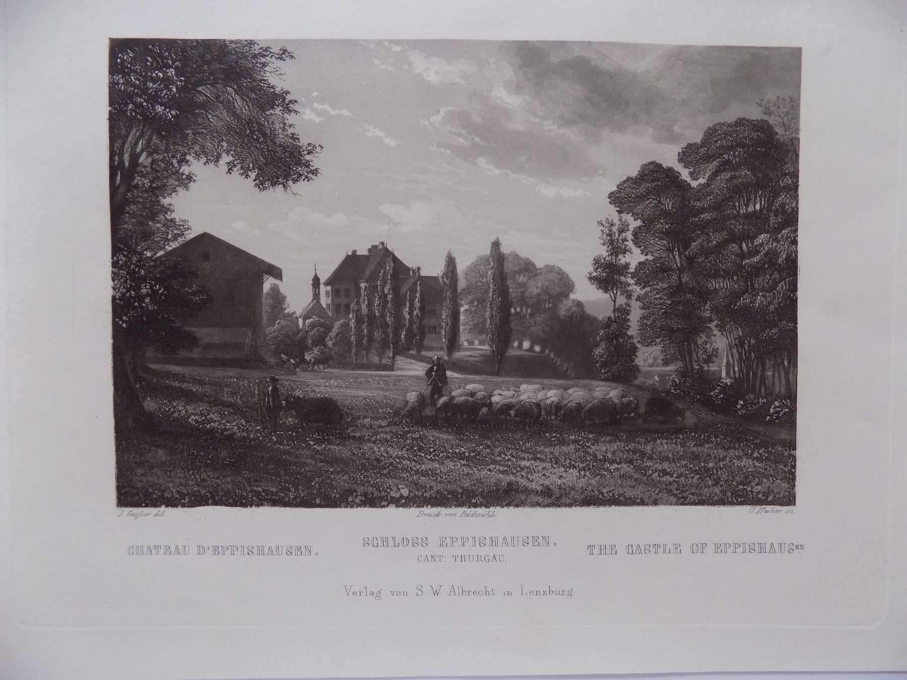 Gravures: Eppishausen Schloss in Erlen – D'occasion à Risch par Rischli15 2