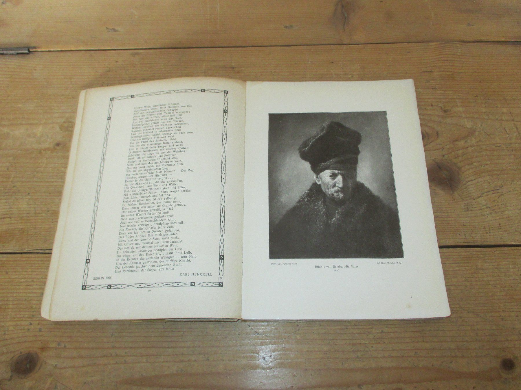 Libri: Rembrandt Almanach 1906/07 – Difettoso da Flims - Dorf venduto da Stagediver 5